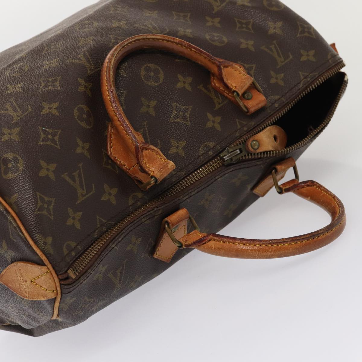 LOUIS VUITTON Monogram Speedy 35 Hand Bag M41524 LV 83556