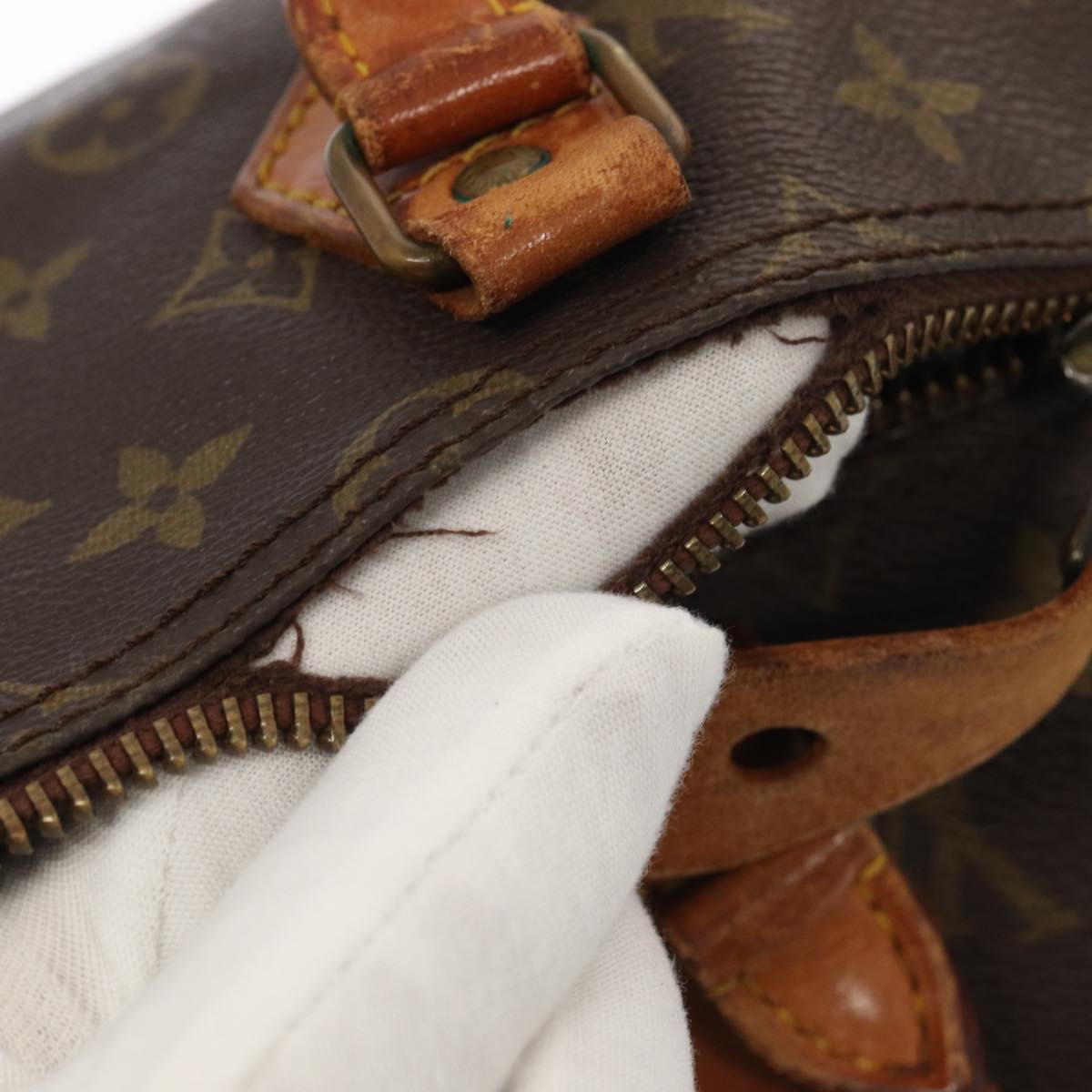LOUIS VUITTON Monogram Speedy 35 Hand Bag M41524 LV 83556