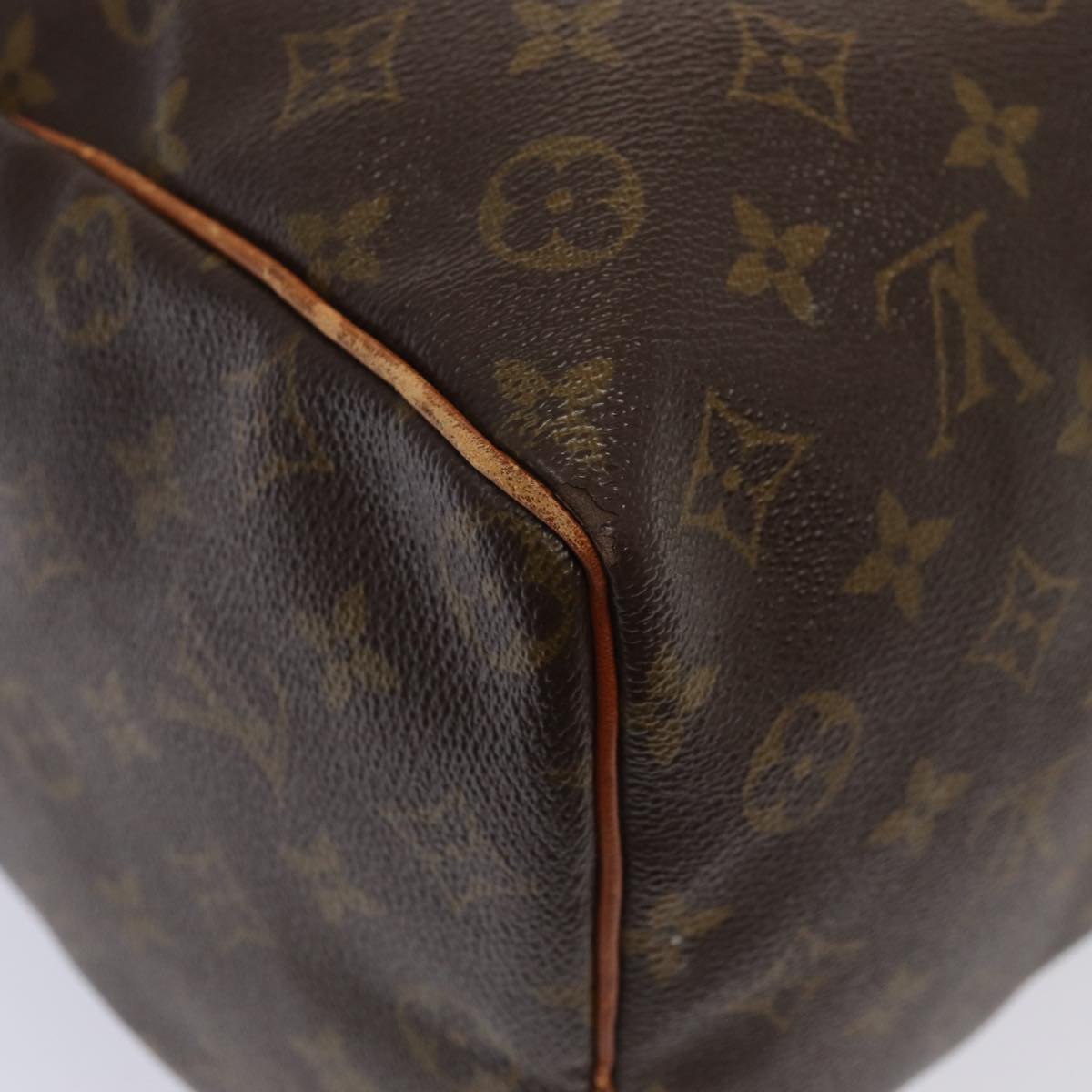 LOUIS VUITTON Monogram Speedy 35 Hand Bag M41524 LV 83557