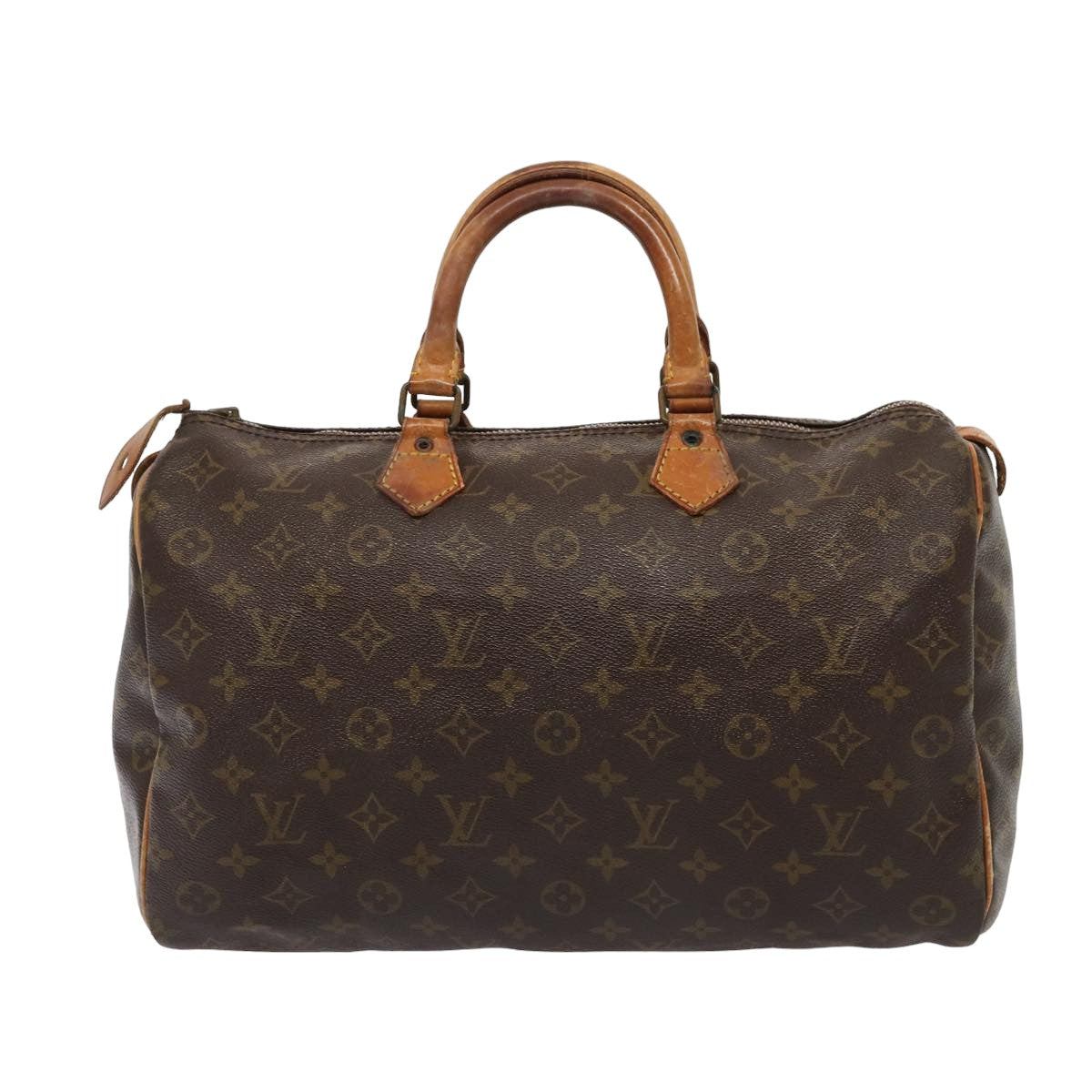 LOUIS VUITTON Monogram Speedy 35 Hand Bag M41524 LV 83557