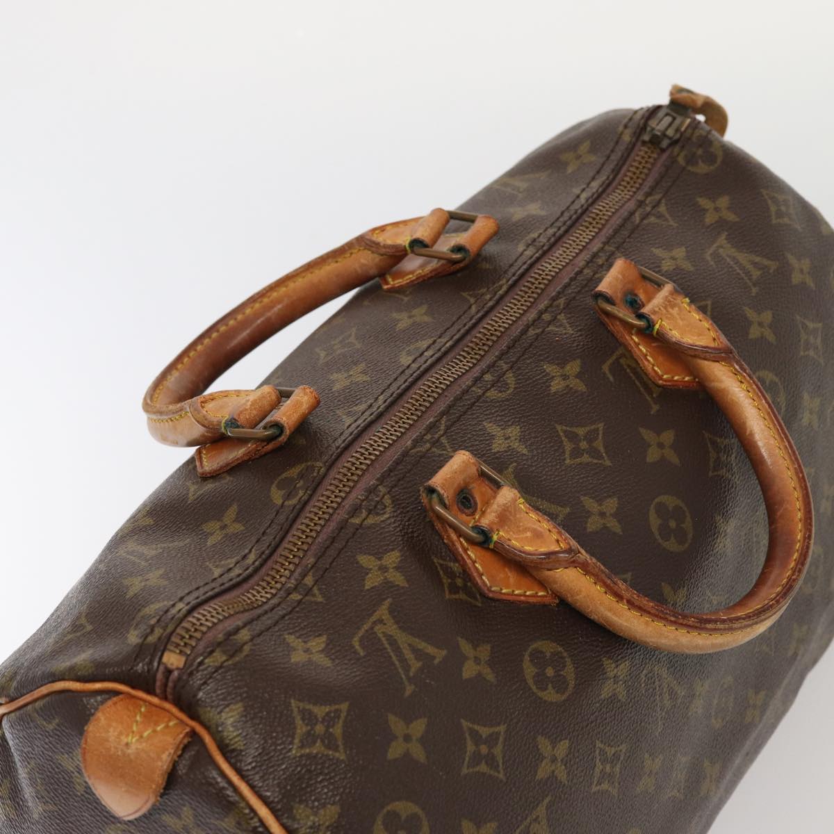 LOUIS VUITTON Monogram Speedy 35 Hand Bag M41524 LV 83557