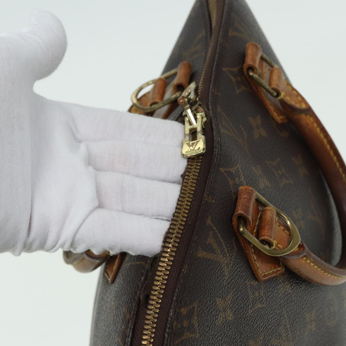 LOUIS VUITTON Monogram Alma Hand Bag M51130 LV 83559