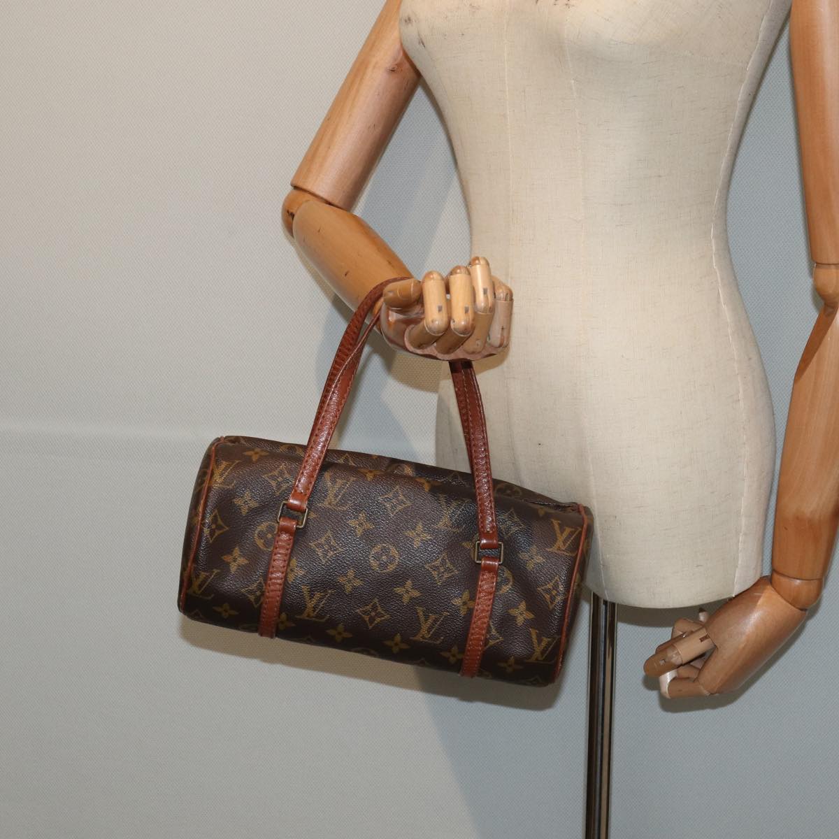 LOUIS VUITTON Monogram Papillon 26 Hand Bag M51386 LV 83560