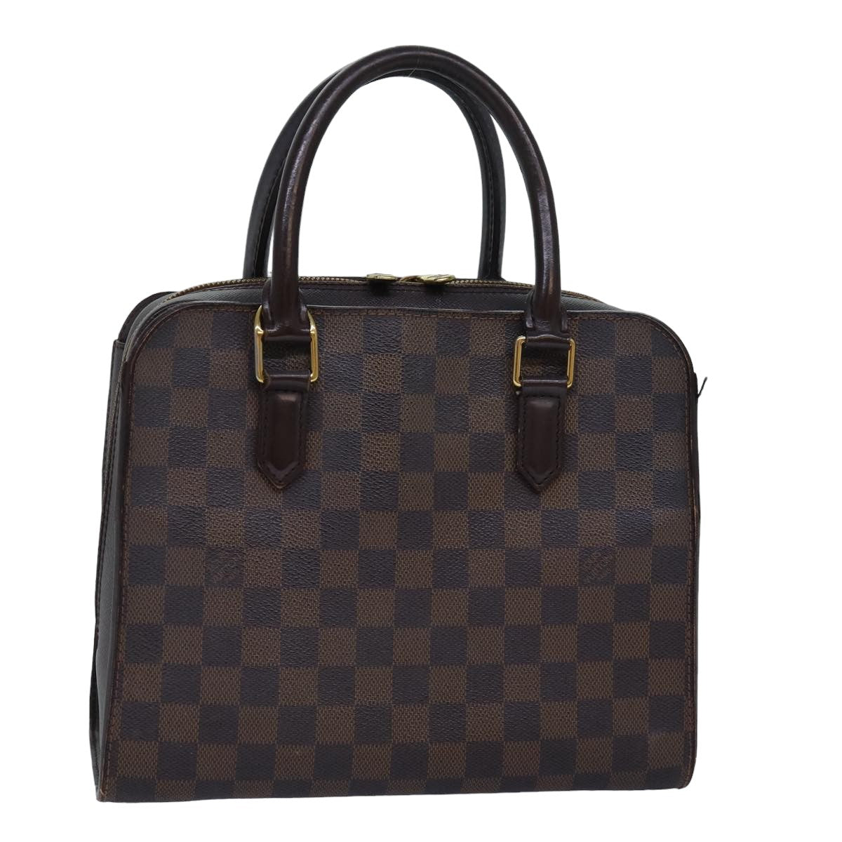 LOUIS VUITTON Damier Ebene Triana Hand Bag N51155 LV 83561