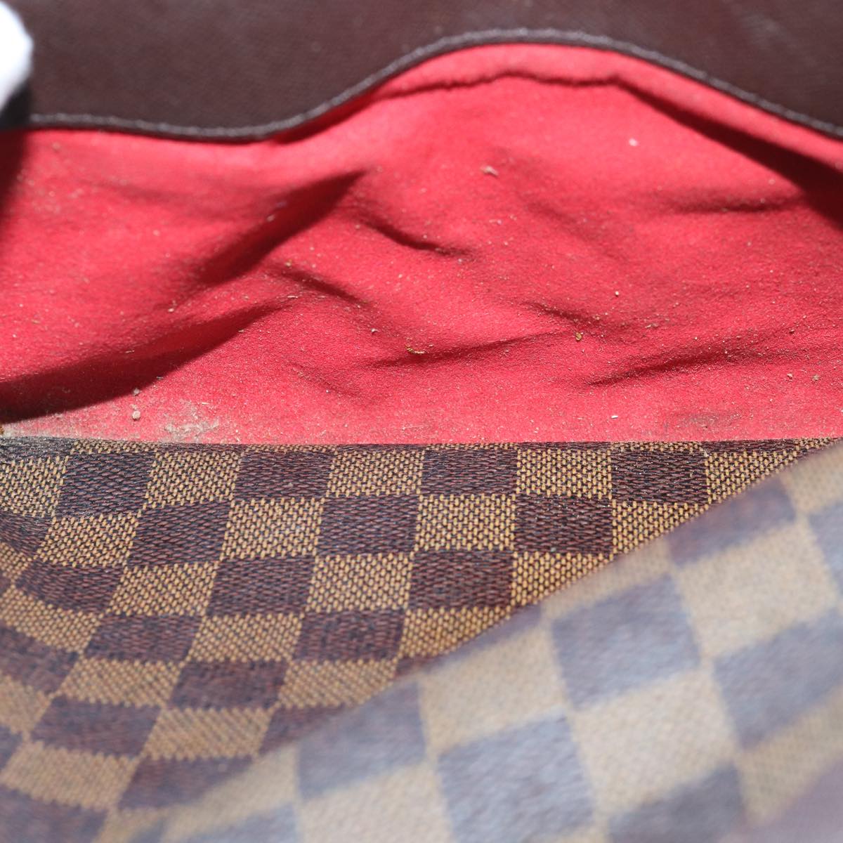 LOUIS VUITTON Damier Ebene Triana Hand Bag N51155 LV 83561