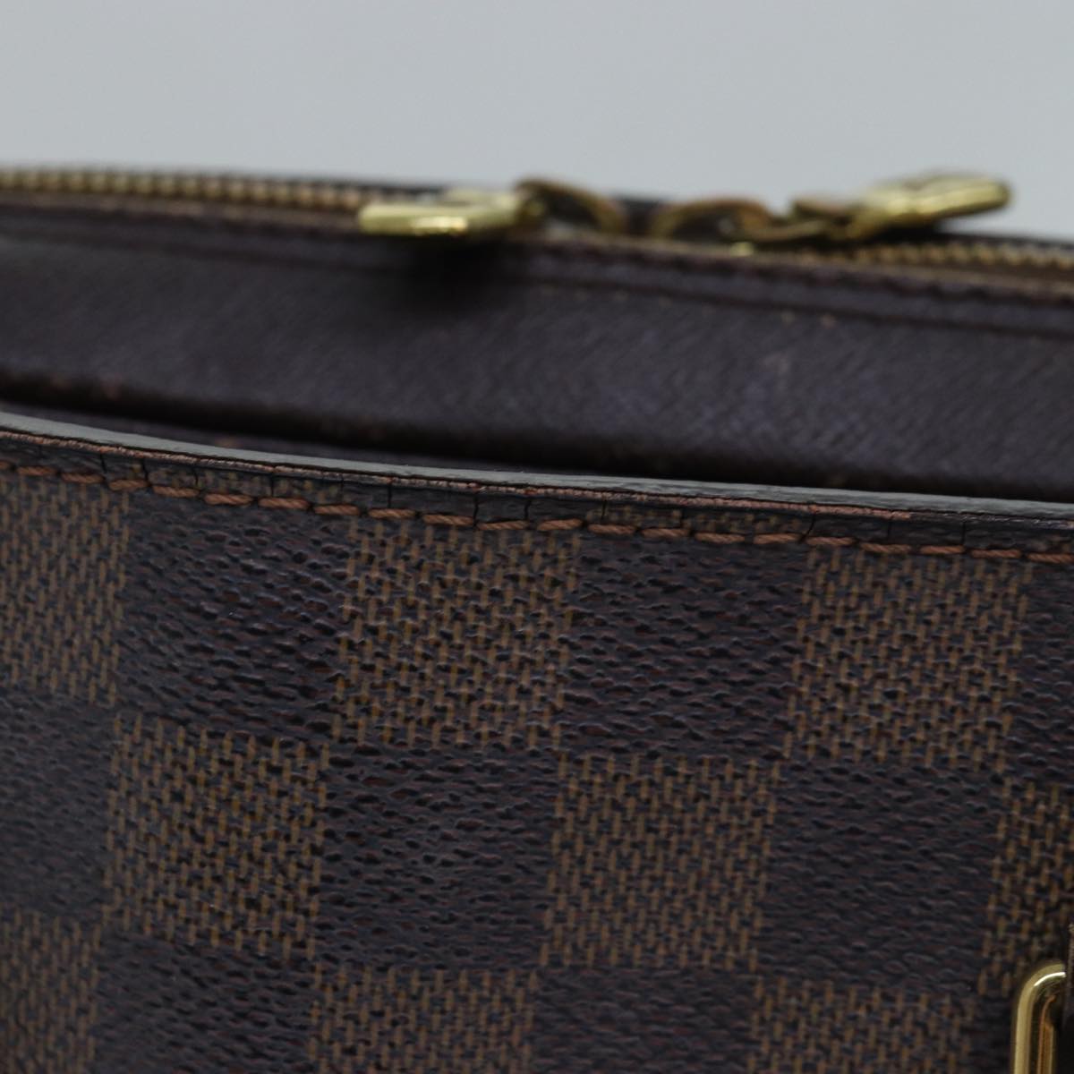LOUIS VUITTON Damier Ebene Triana Hand Bag N51155 LV 83561