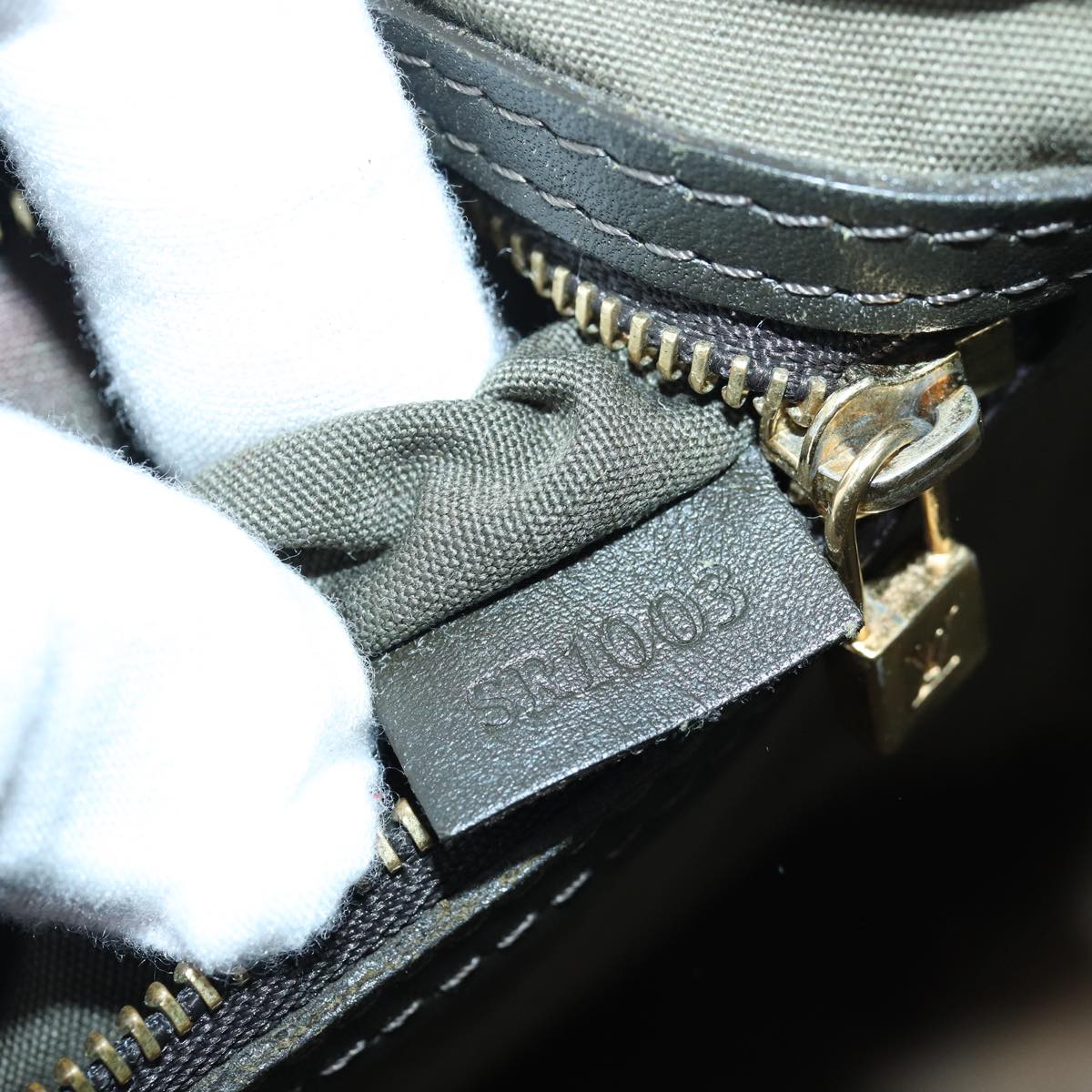 LOUIS VUITTON Monogram Mini Lucille GM Tote Bag TST Khaki M92681 LV 83563