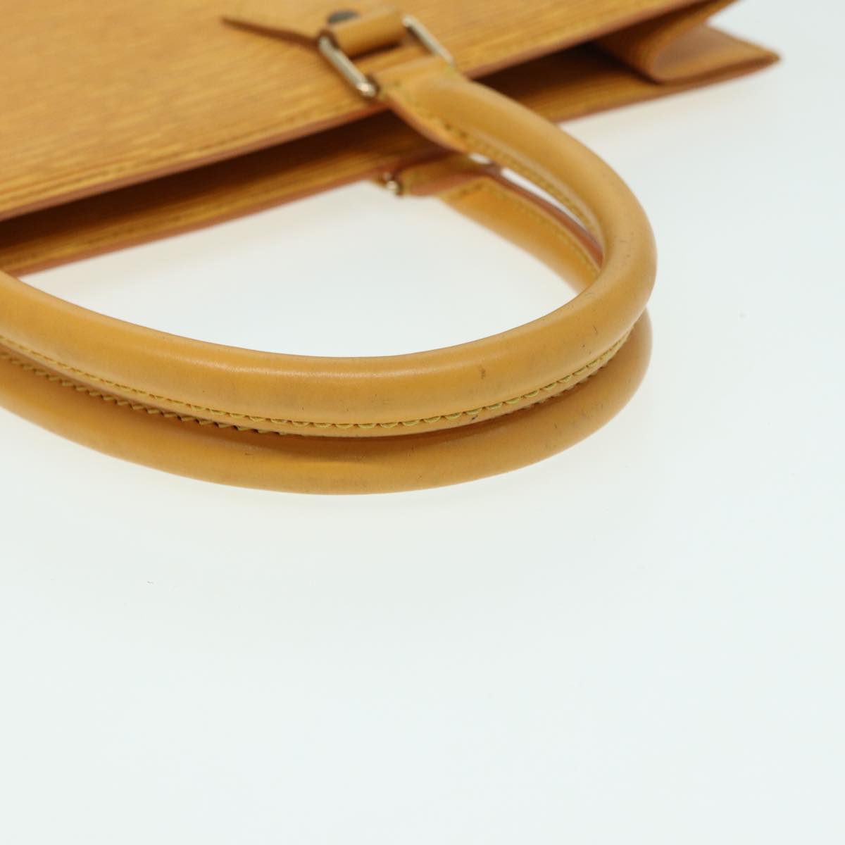 LOUIS VUITTON Epi Sac Plat Hand Bag Yellow M52079 LV 83565