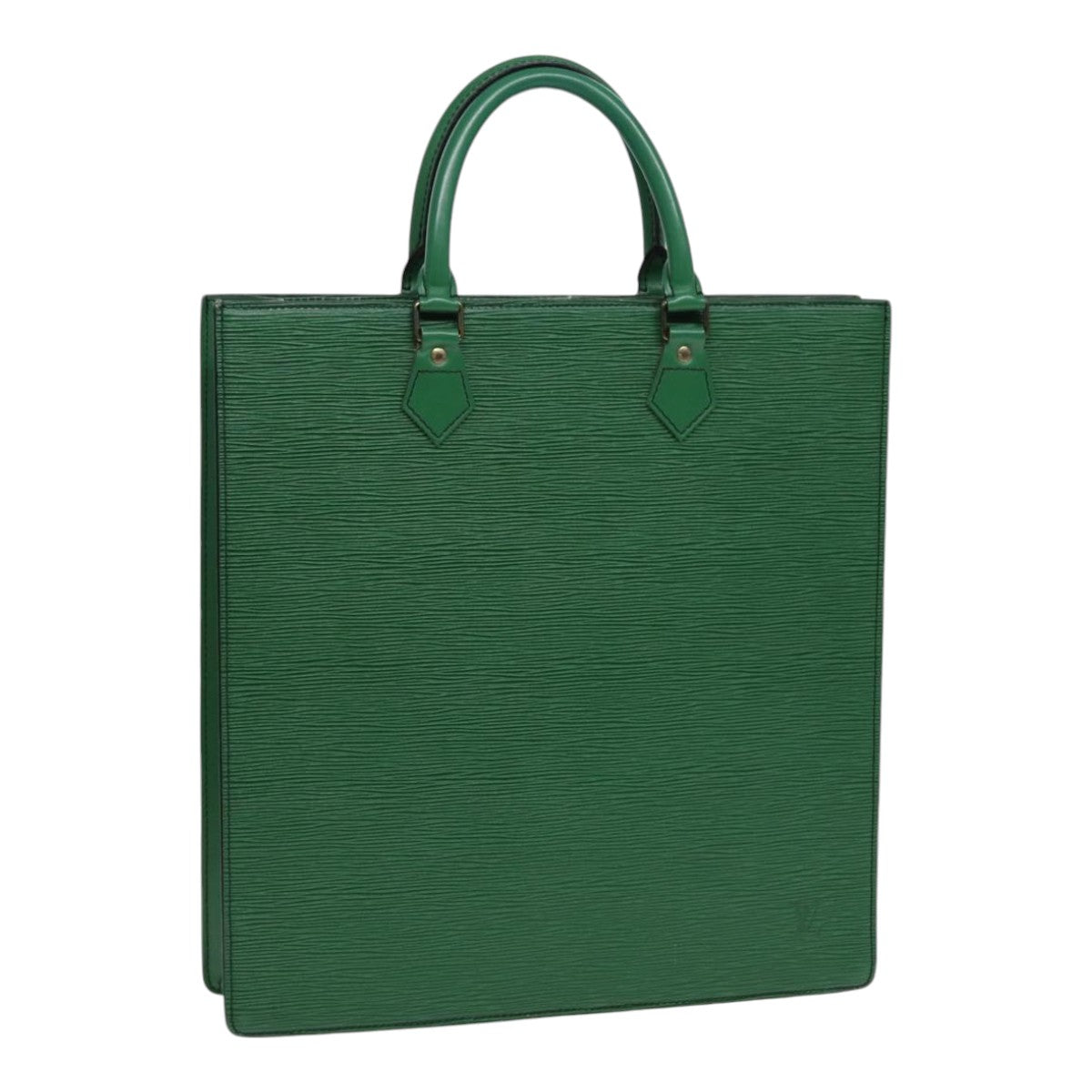 LOUIS VUITTON Epi Sac Plat Hand Bag Green M59084 LV 83566