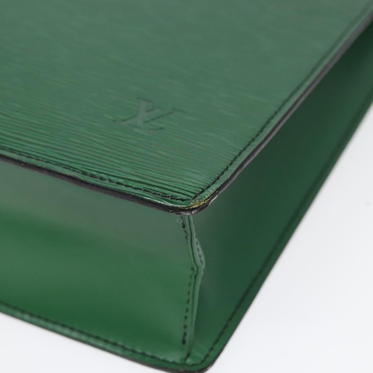 LOUIS VUITTON Epi Sac Plat Hand Bag Green M59084 LV 83566