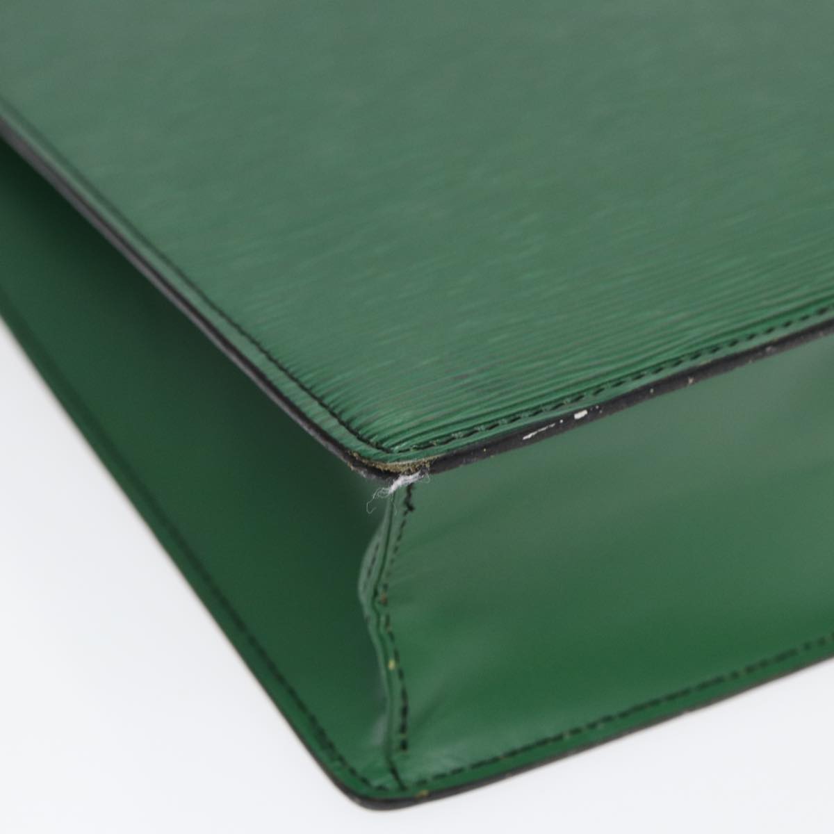 LOUIS VUITTON Epi Sac Plat Hand Bag Green M59084 LV 83566