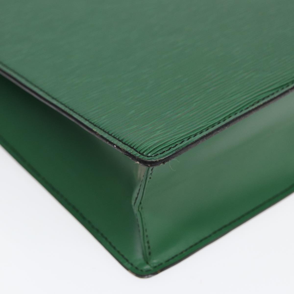 LOUIS VUITTON Epi Sac Plat Hand Bag Green M59084 LV 83566