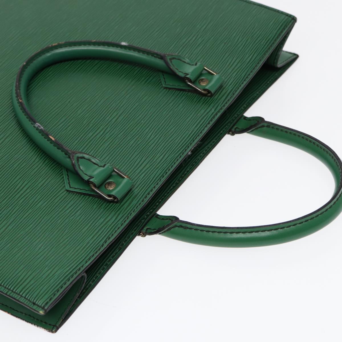 LOUIS VUITTON Epi Sac Plat Hand Bag Green M59084 LV 83566