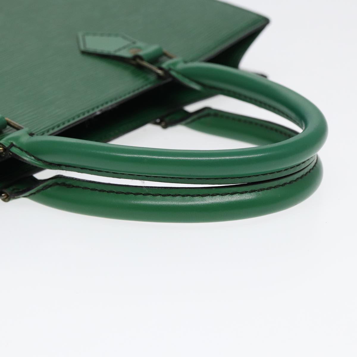 LOUIS VUITTON Epi Sac Plat Hand Bag Green M59084 LV 83566