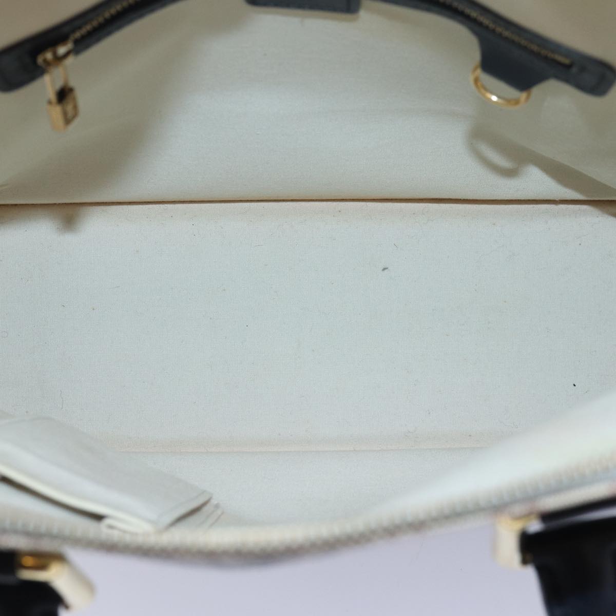 LOUIS VUITTON Monogram Mini Alma Haut Hand Bag Blue M92202 LV 83567