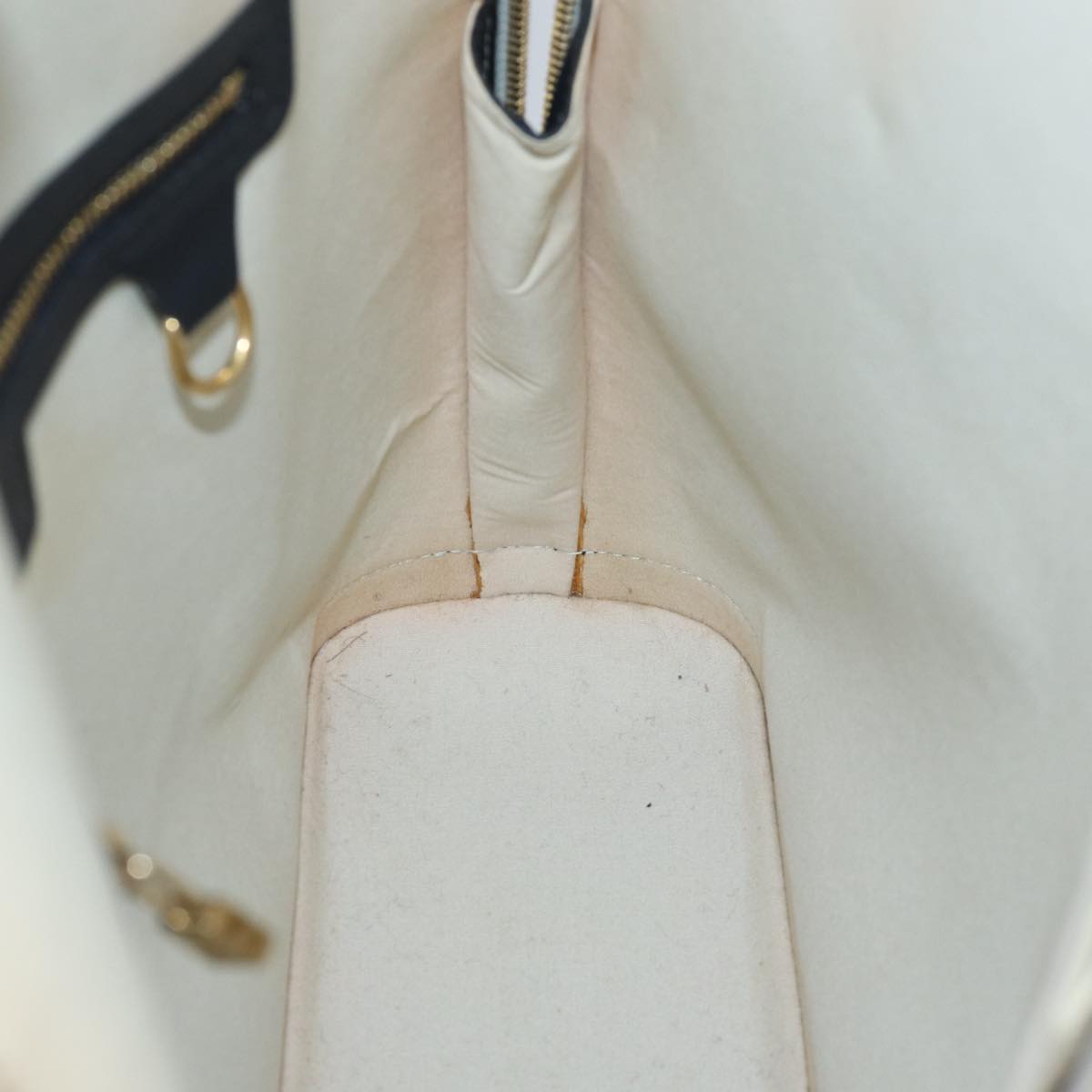 LOUIS VUITTON Monogram Mini Alma Haut Hand Bag Blue M92202 LV 83567