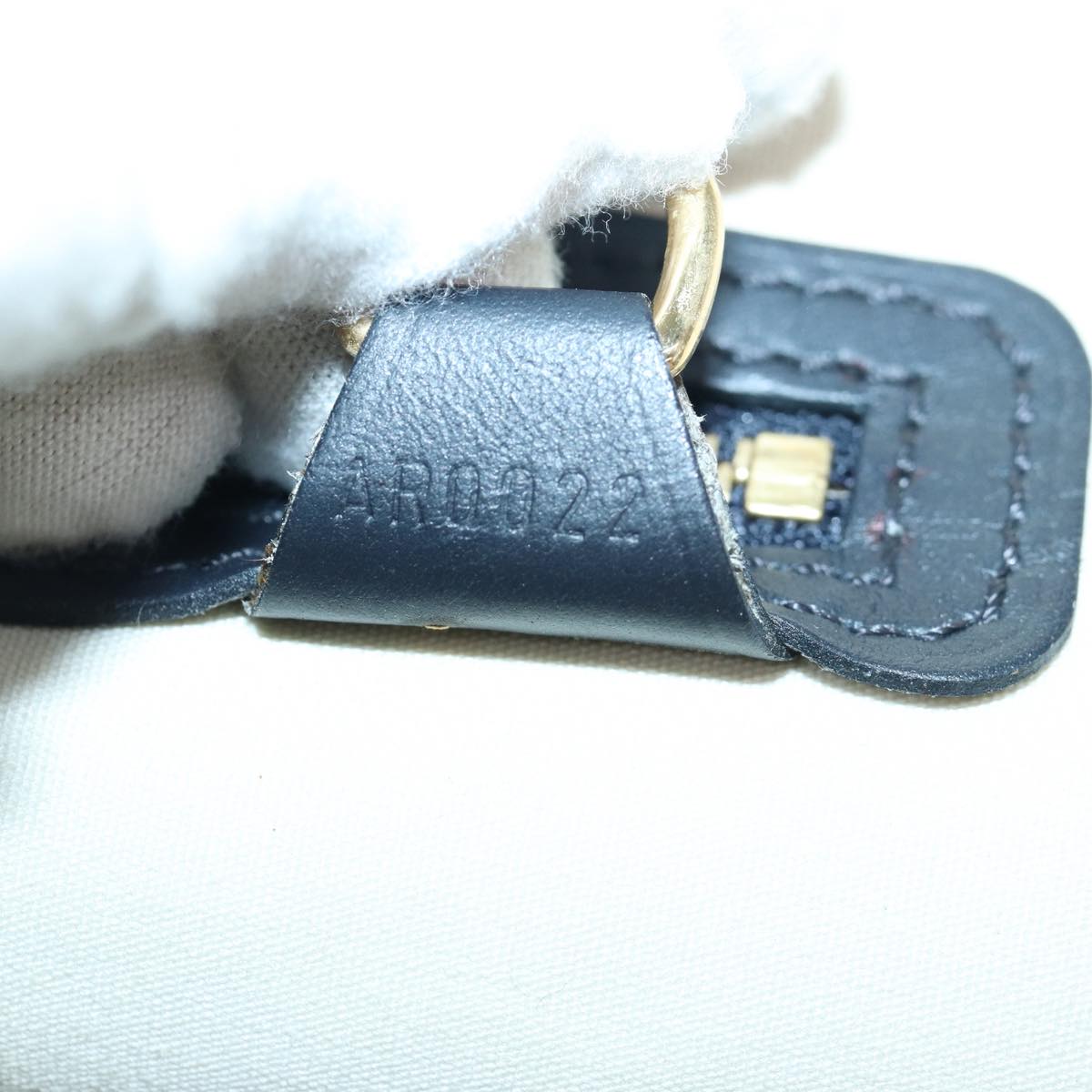 LOUIS VUITTON Monogram Mini Alma Haut Hand Bag Blue M92202 LV 83567