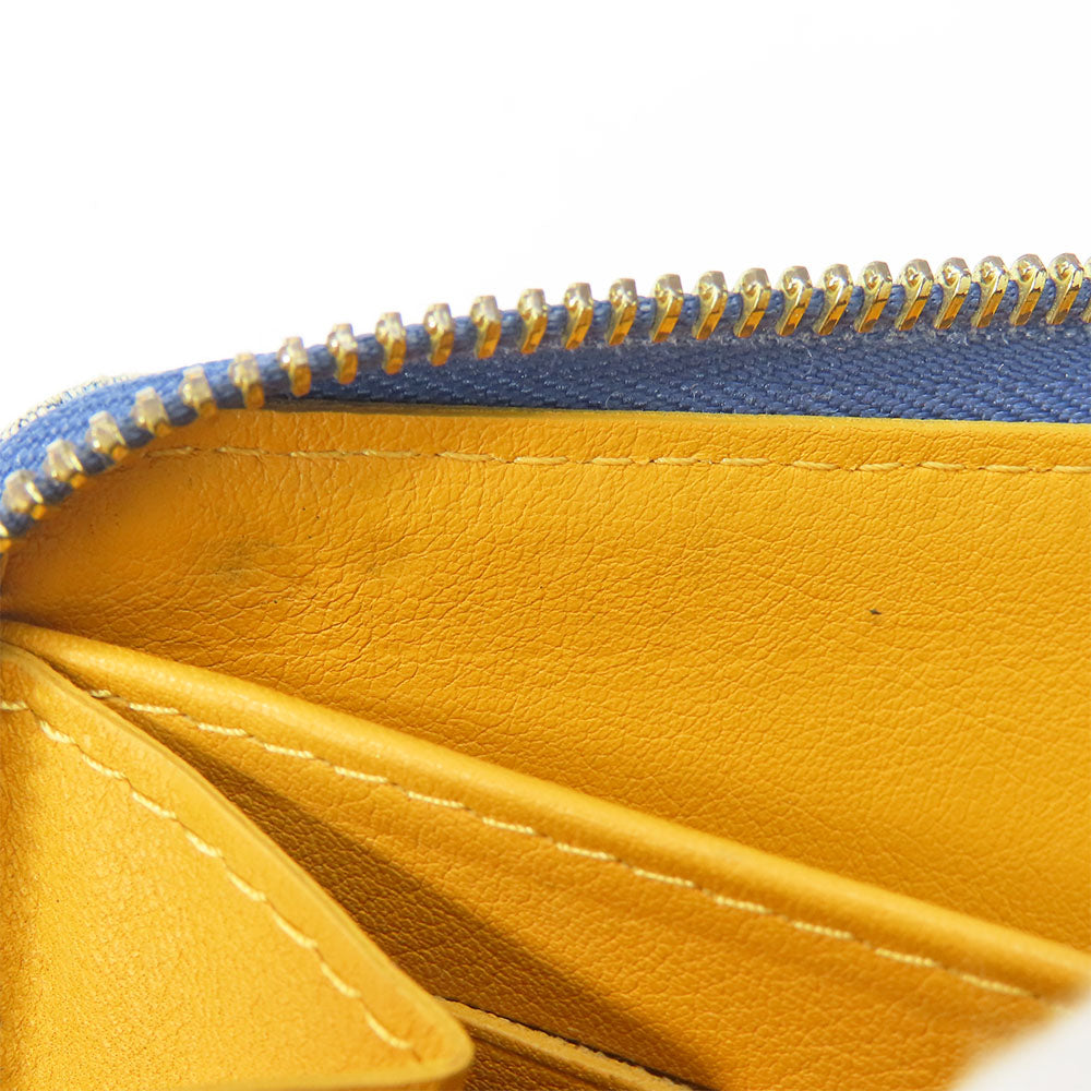 Louis Vuitton Zippy Wallet Monogram Denim Leather