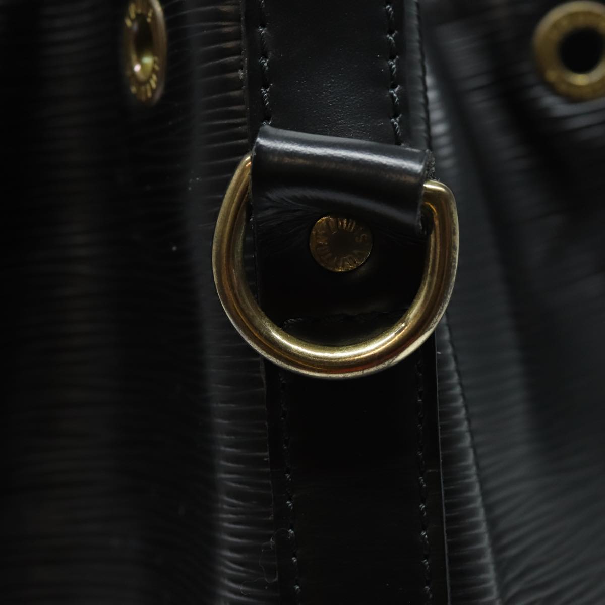 LOUIS VUITTON Epi Petit Noe Shoulder Bag Black M44102 LV 83569