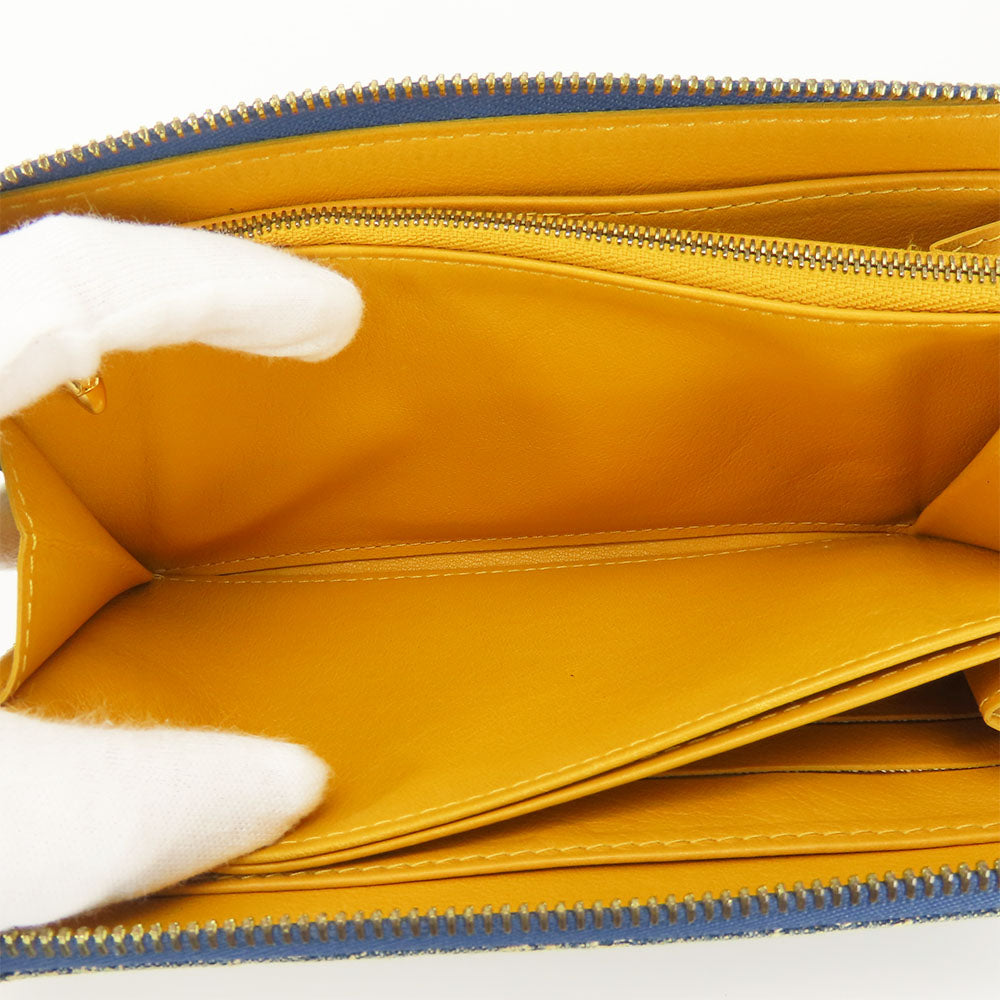 Louis Vuitton Zippy Wallet Monogram Denim Leather