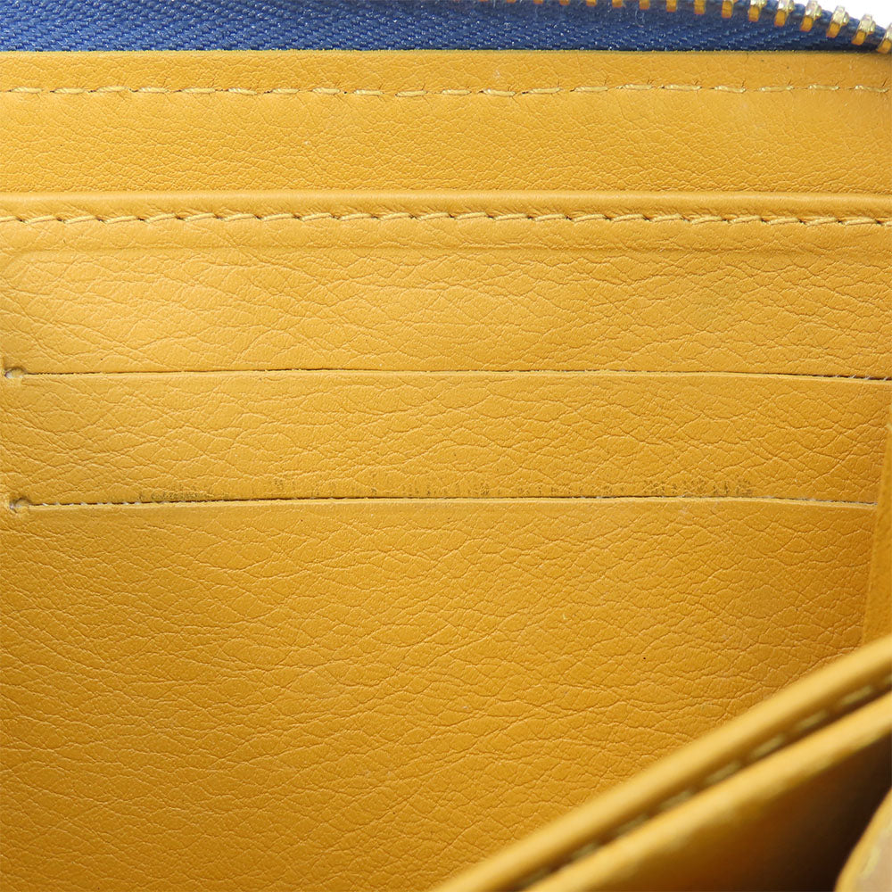 Louis Vuitton Zippy Wallet Monogram Denim Leather