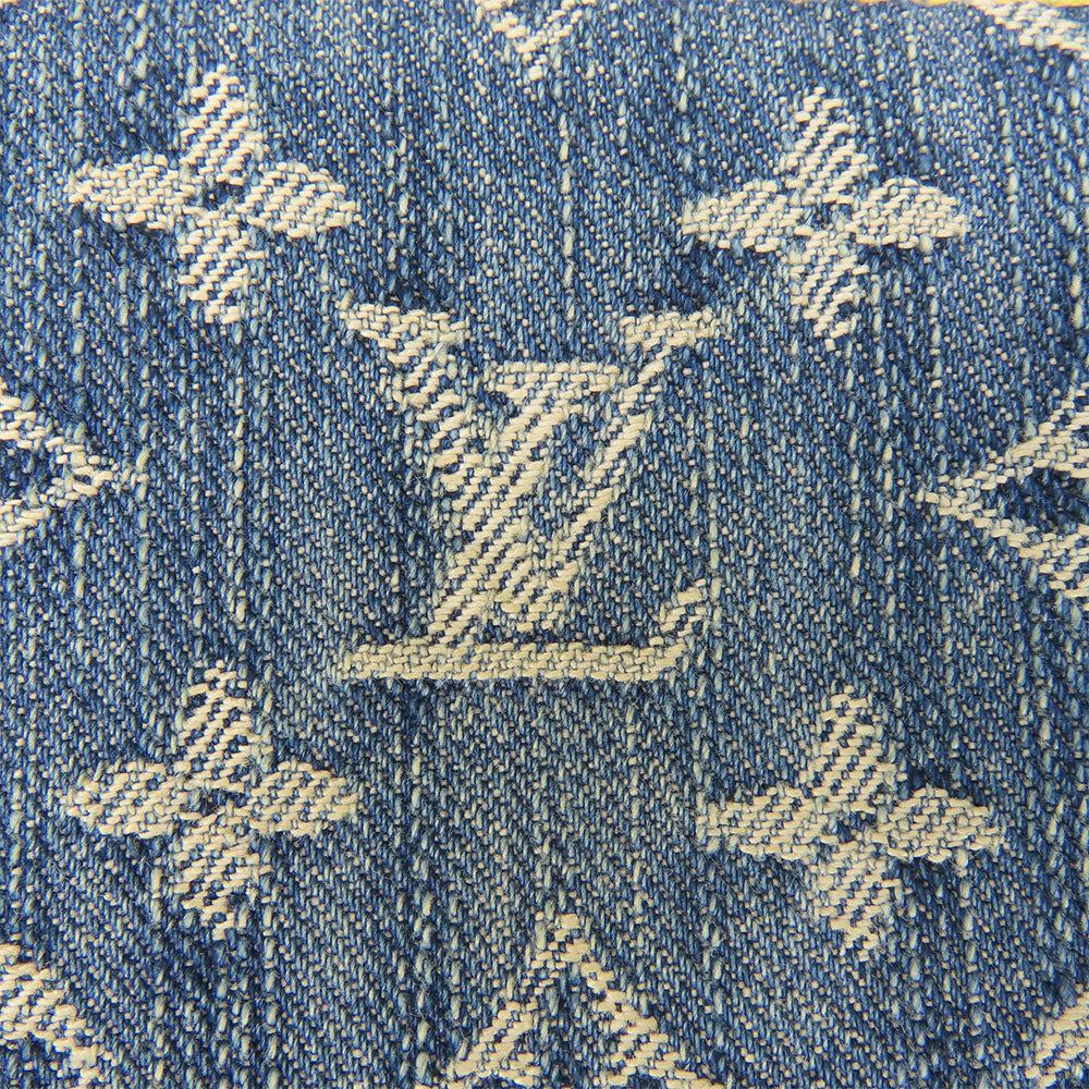 Louis Vuitton Zippy Wallet Monogram Denim Leather