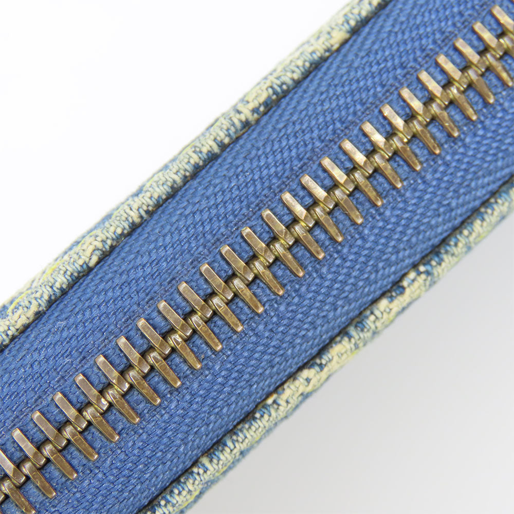 Louis Vuitton Zippy Wallet Monogram Denim Leather