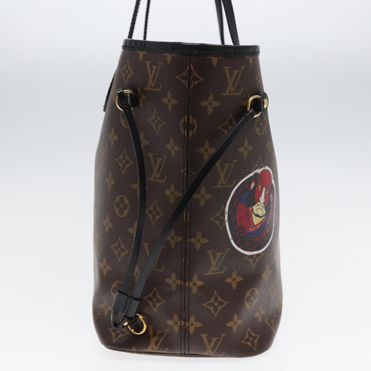 LOUIS VUITTON Monogram Yamamoto Hirosai Neverfull MM Tote Bag M43499 83570A