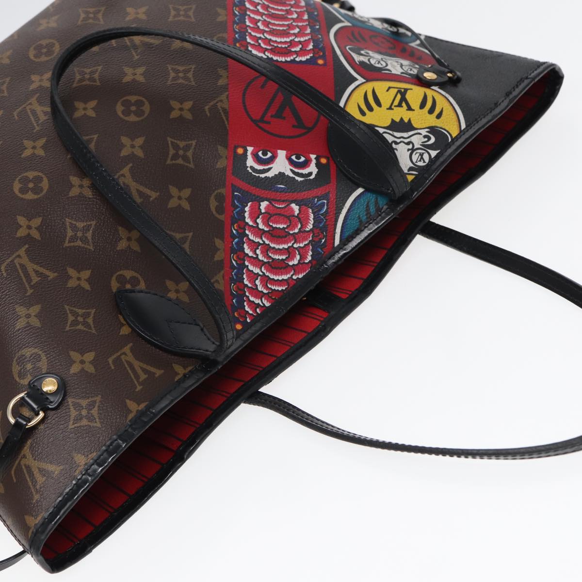 LOUIS VUITTON Monogram Yamamoto Hirosai Neverfull MM Tote Bag M43499 83570A