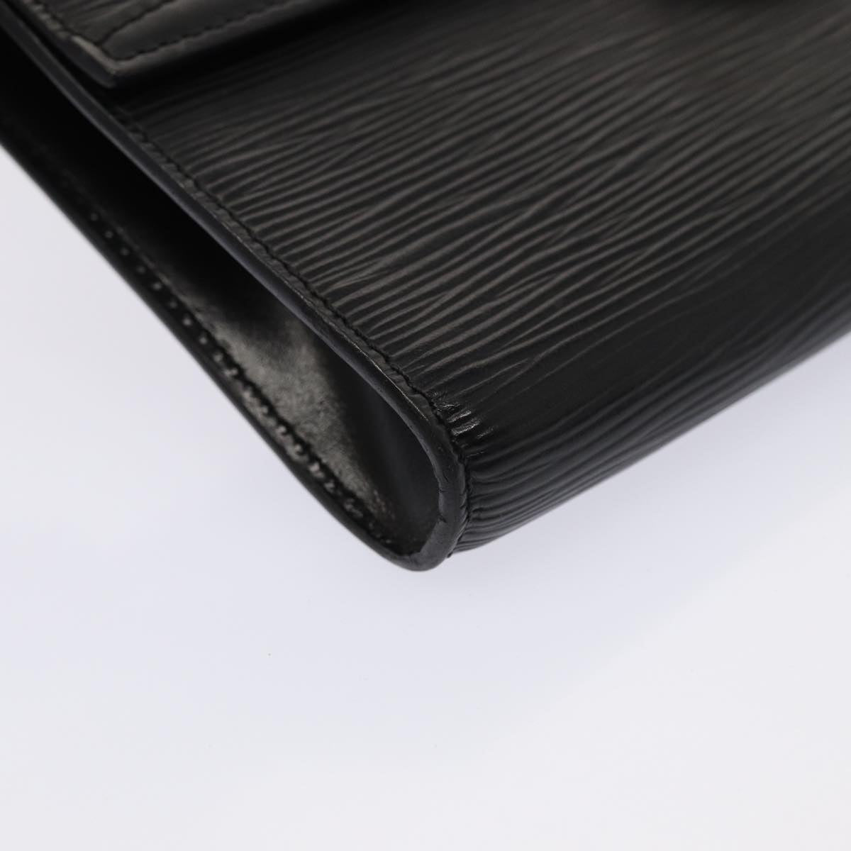 LOUIS VUITTON Epi Pochette Arche Shoulder Bag Black Noir M52572 LV 83609
