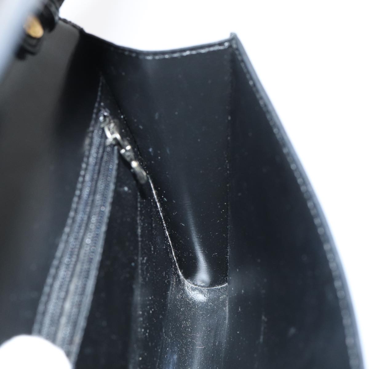 LOUIS VUITTON Epi Pochette Arche Shoulder Bag Black Noir M52572 LV 83609