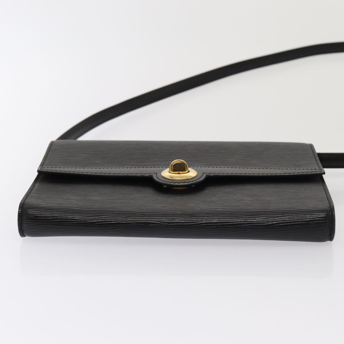 LOUIS VUITTON Epi Pochette Arche Shoulder Bag Black Noir M52572 LV 83609