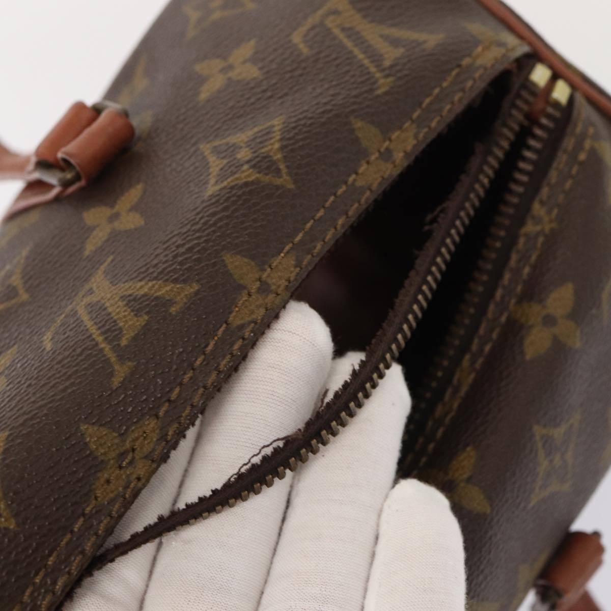 LOUIS VUITTON Monogram Papillon 30 Hand Bag M51385 LV 83612