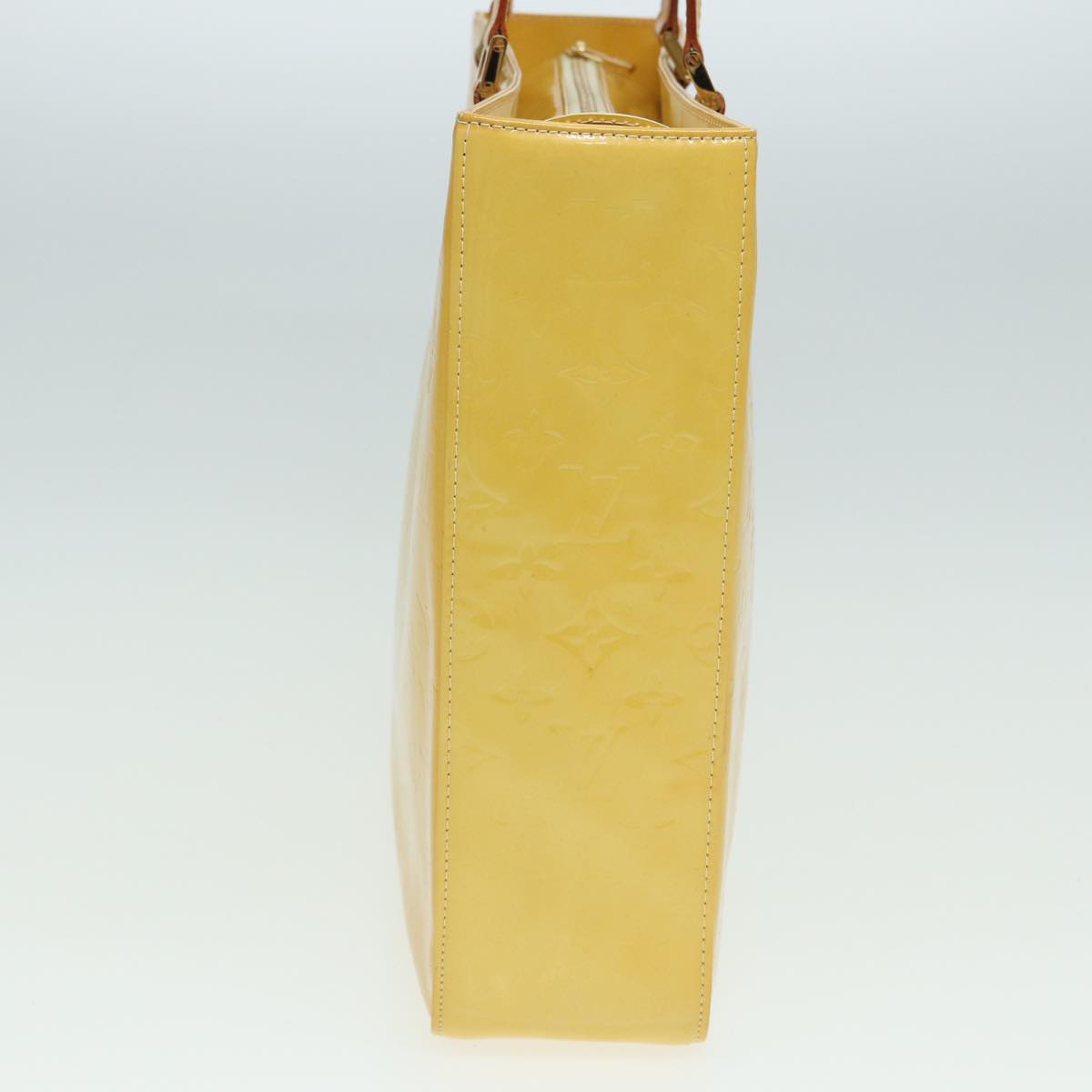 LOUIS VUITTON Monogram Vernis Columbus Tote Bag Yellow M91047 LV 83616