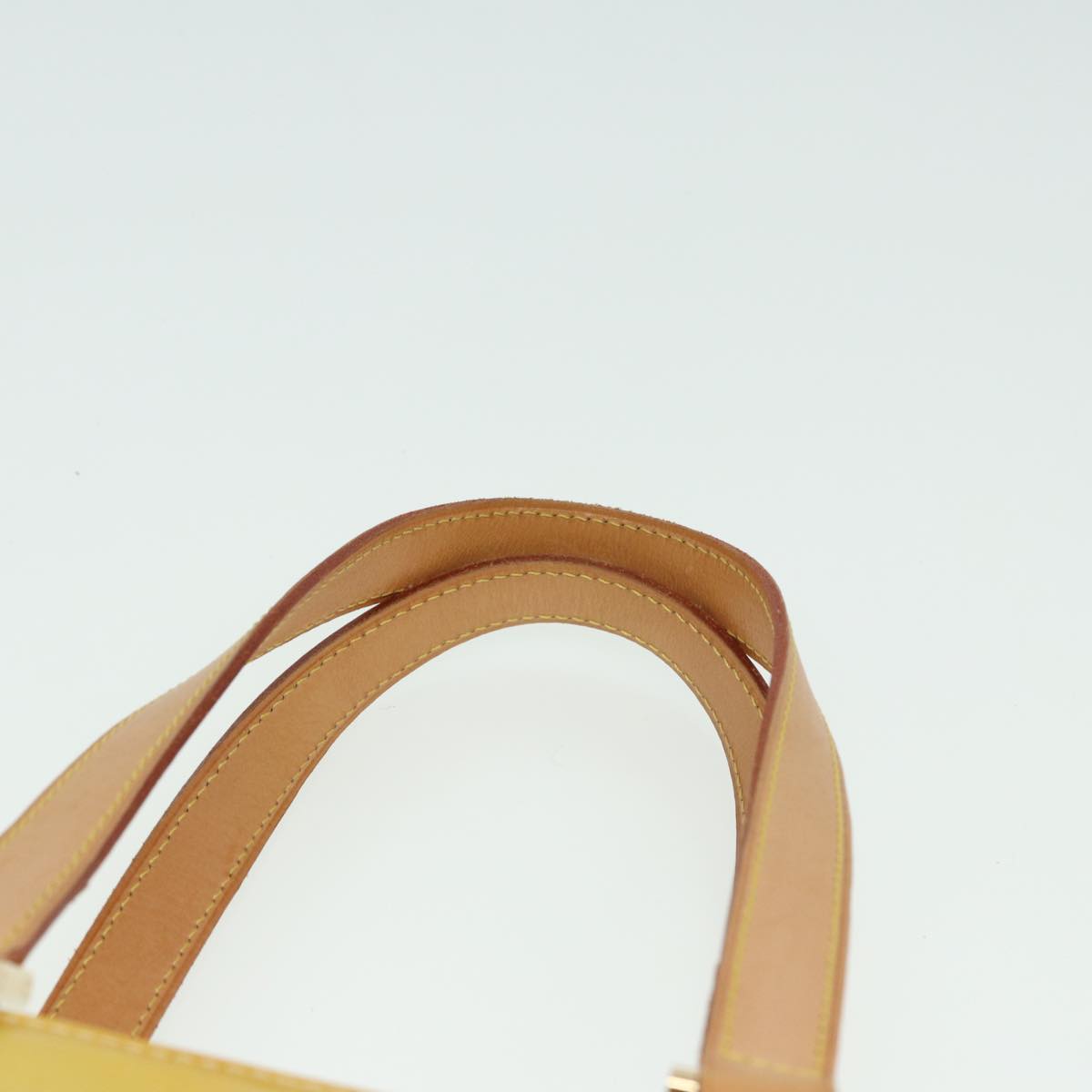 LOUIS VUITTON Monogram Vernis Columbus Tote Bag Yellow M91047 LV 83616