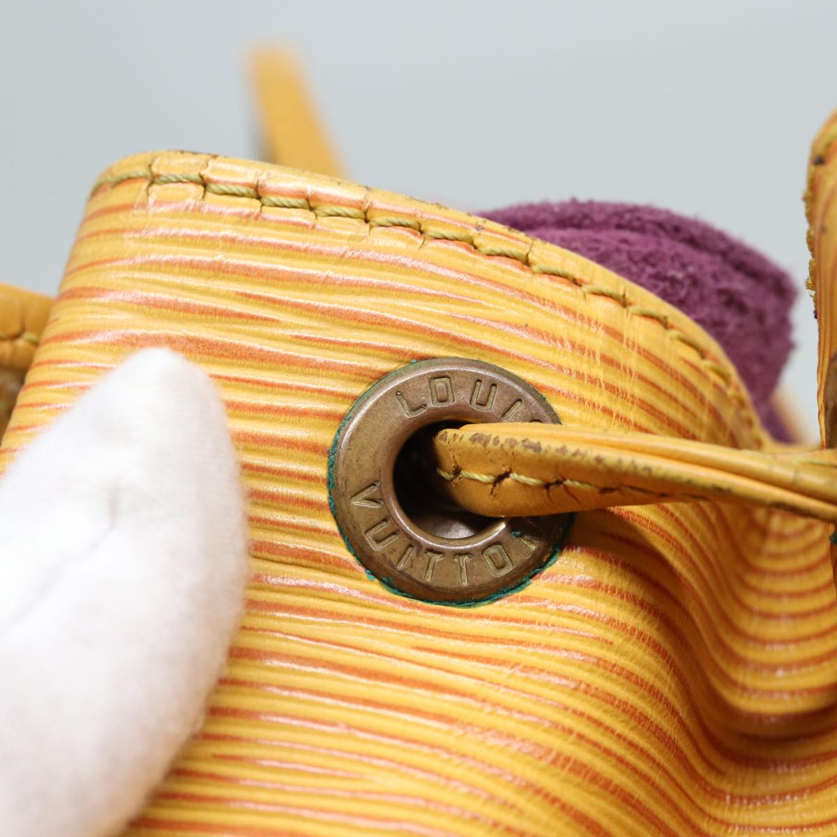 LOUIS VUITTON Epi Noe Shoulder Bag Tassili Yellow M44009 LV 83626