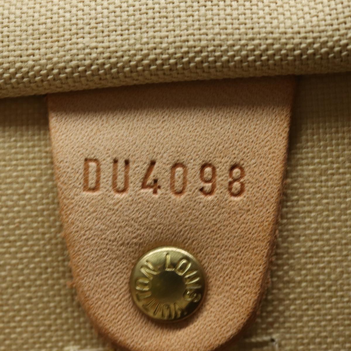 LOUIS VUITTON Damier Azur Speedy 30 Hand Bag N41533 LV 83636A