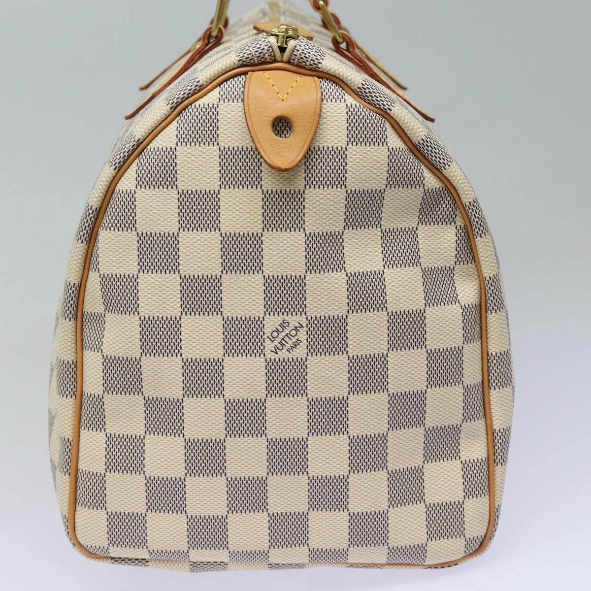 LOUIS VUITTON Damier Azur Speedy 30 Hand Bag N41533 LV 83636A