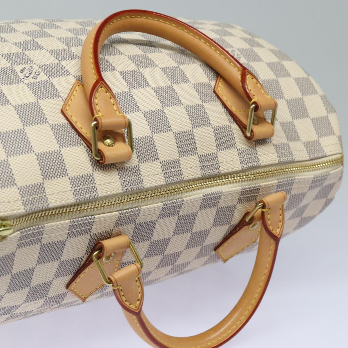 LOUIS VUITTON Damier Azur Speedy 30 Hand Bag N41533 LV 83636A