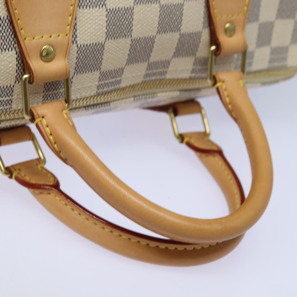 LOUIS VUITTON Damier Azur Speedy 30 Hand Bag N41533 LV 83636A