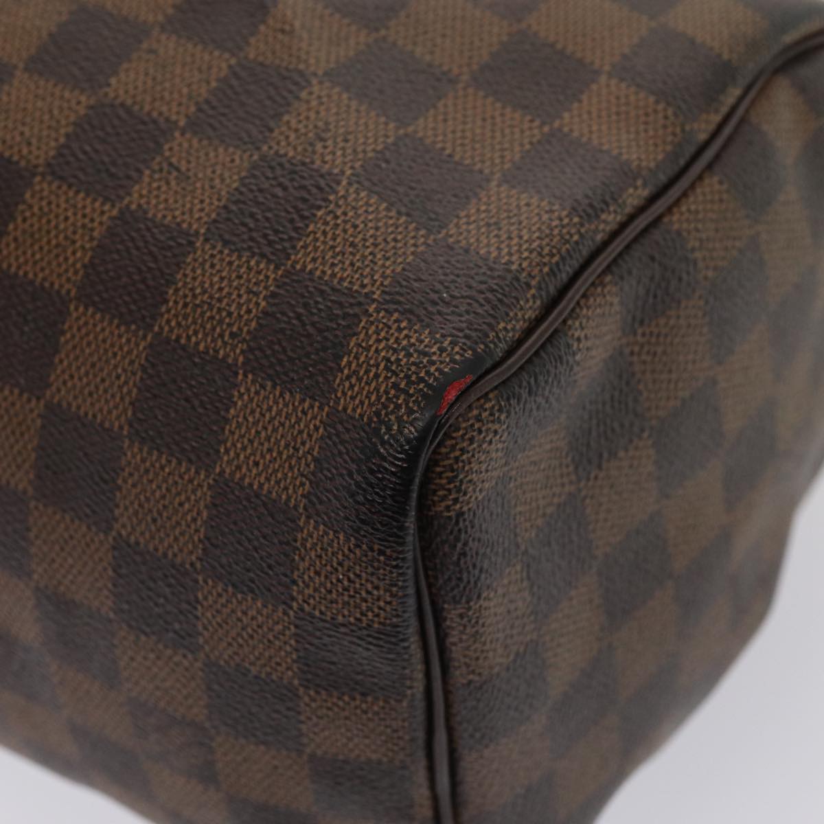 LOUIS VUITTON Damier Ebene Speedy 25 Hand Bag N41532 LV 83642