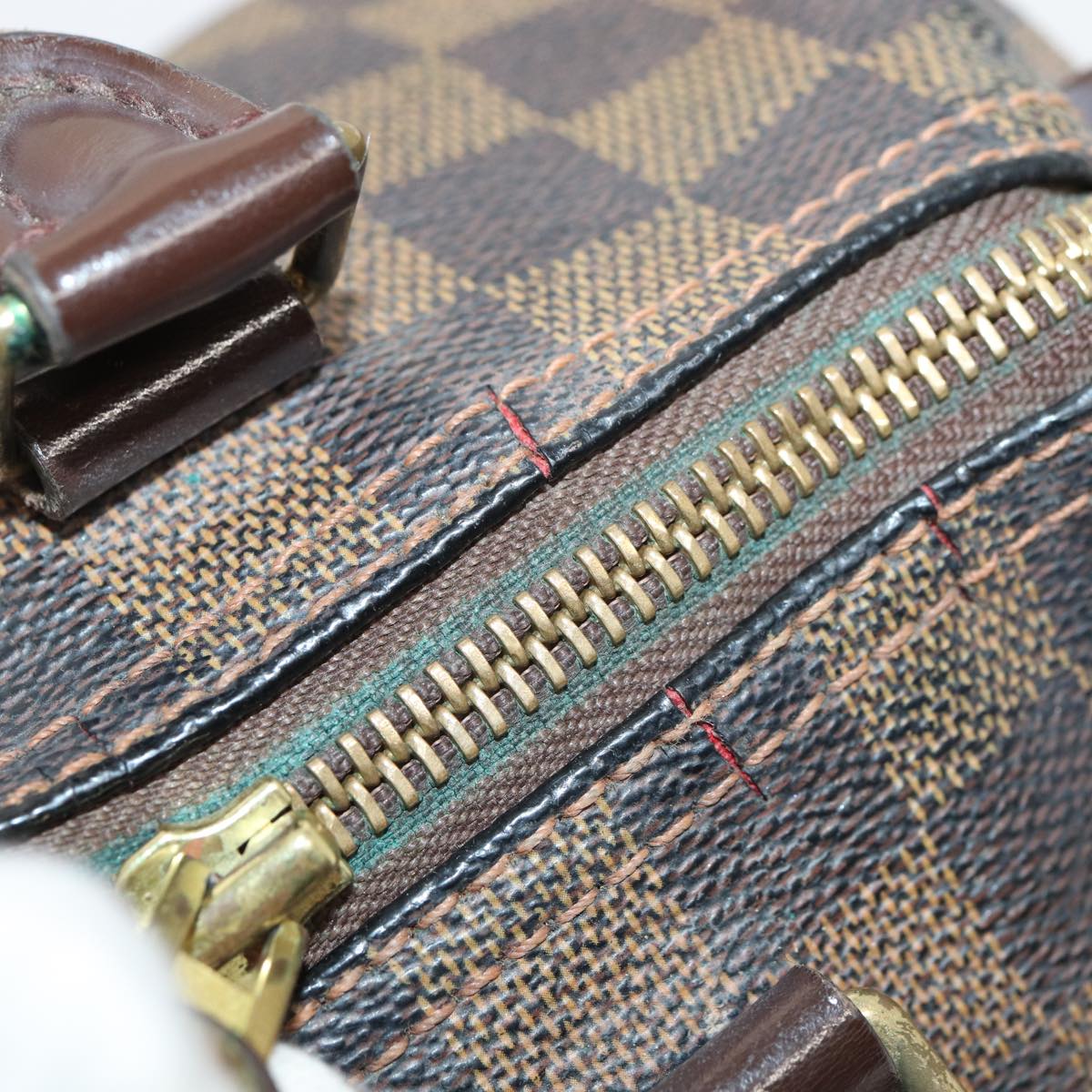 LOUIS VUITTON Damier Ebene Speedy 25 Hand Bag N41532 LV 83642