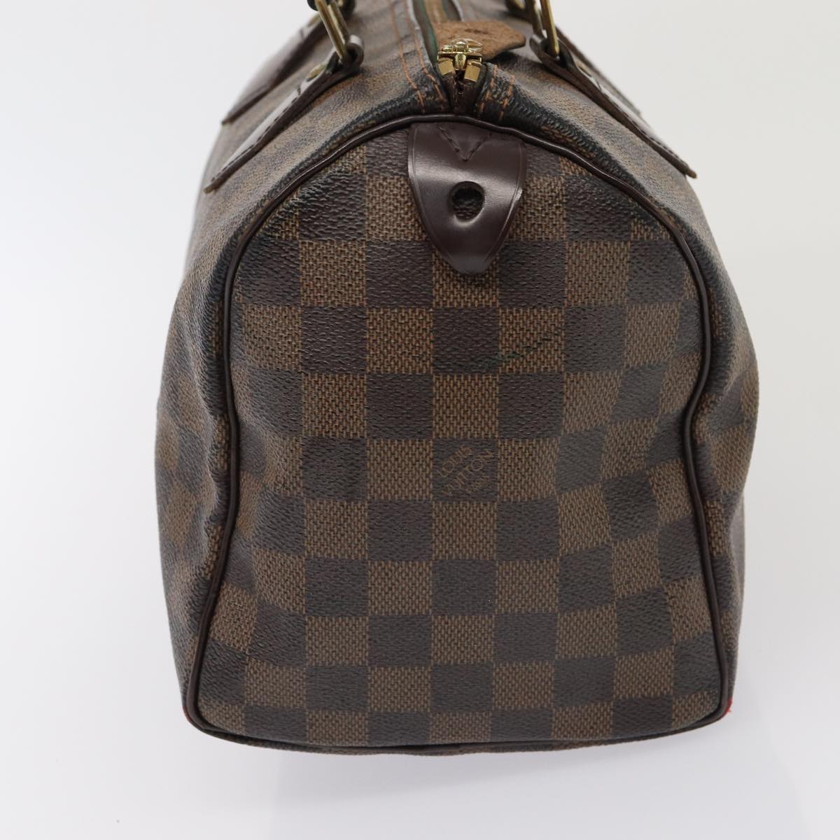 LOUIS VUITTON Damier Ebene Speedy 25 Hand Bag N41532 LV 83642