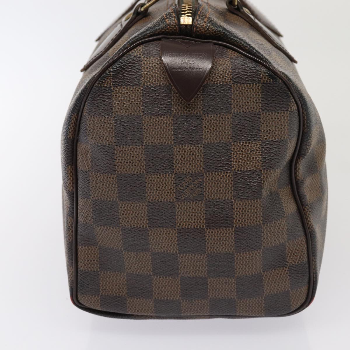 LOUIS VUITTON Damier Ebene Speedy 25 Hand Bag N41532 LV 83642