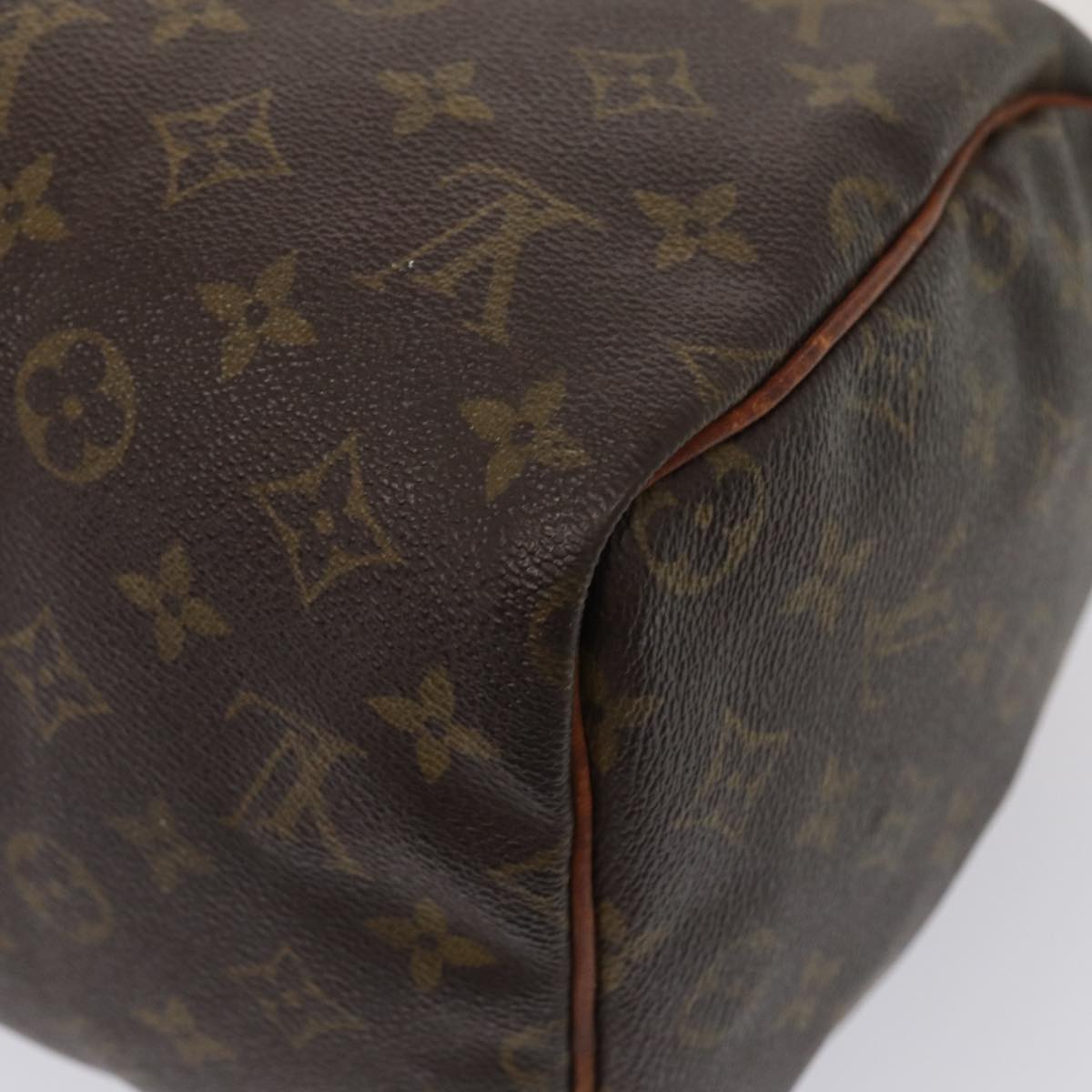 LOUIS VUITTON Monogram Speedy 30 Hand Bag M41526 LV 83645