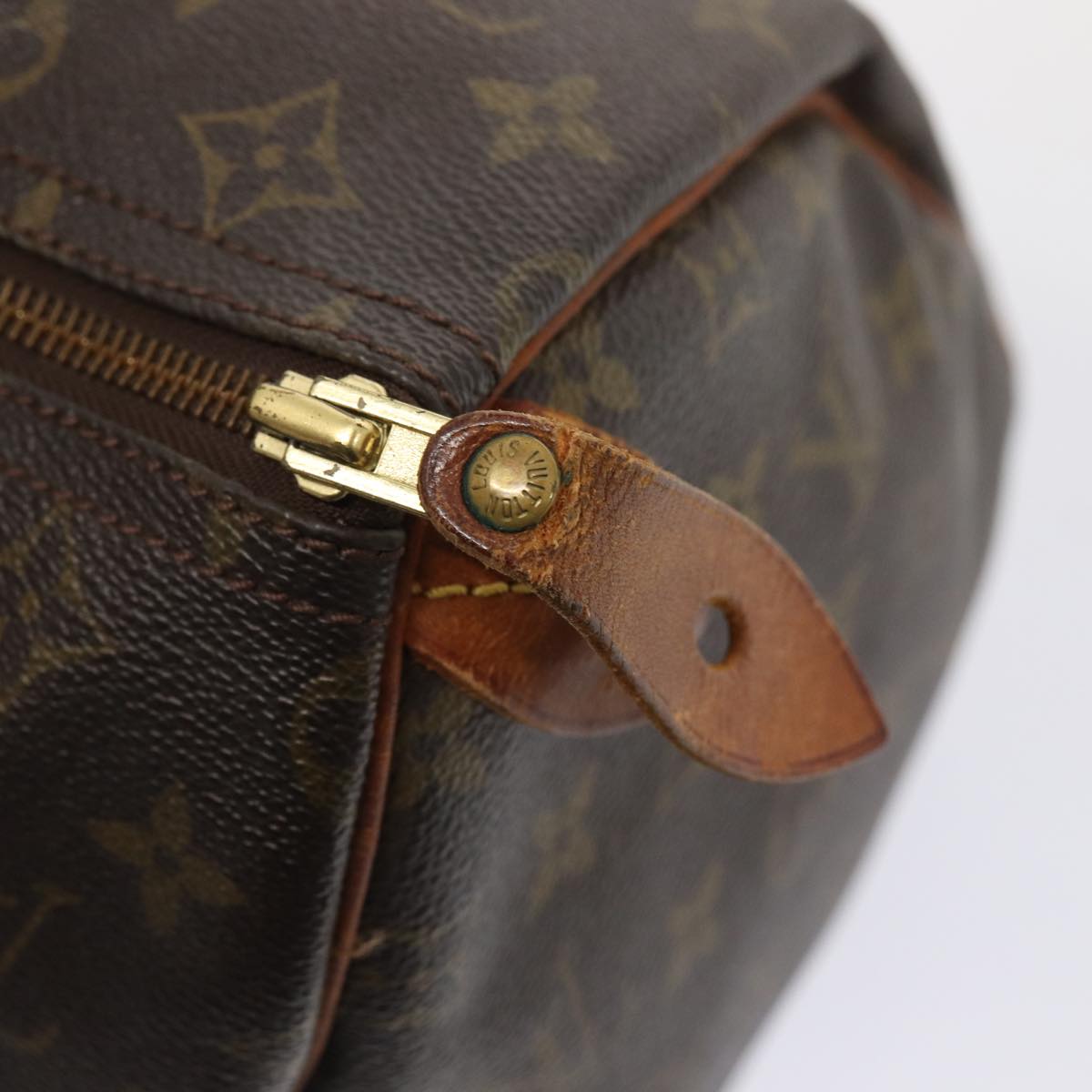 LOUIS VUITTON Monogram Speedy 30 Hand Bag M41526 LV 83645