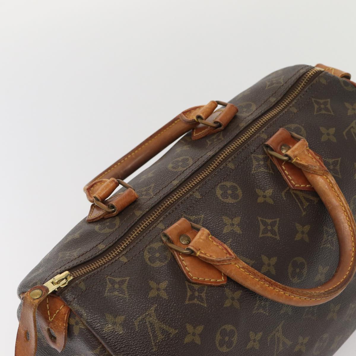 LOUIS VUITTON Monogram Speedy 30 Hand Bag M41526 LV 83645