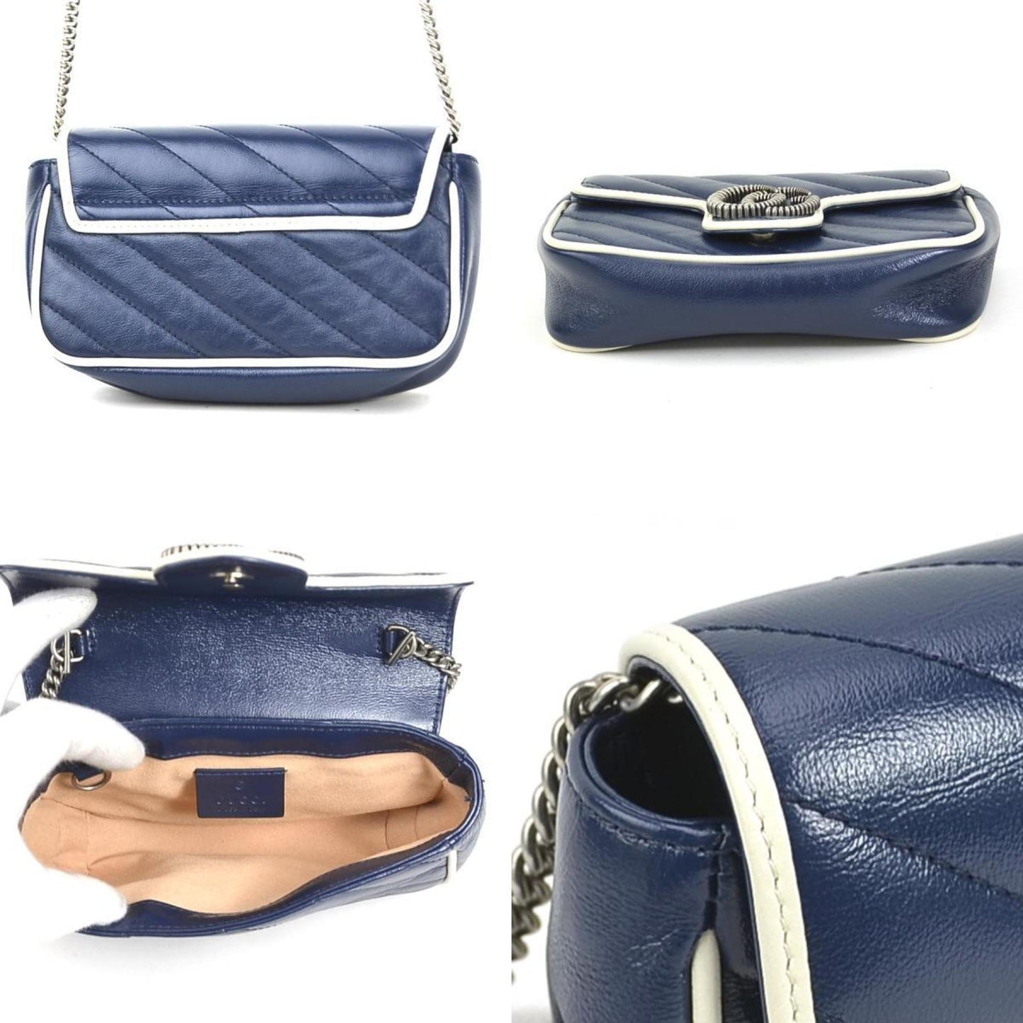 Luxury Gucci Trending 2025 Gg Marmont  Leather Shoulder Bag ()