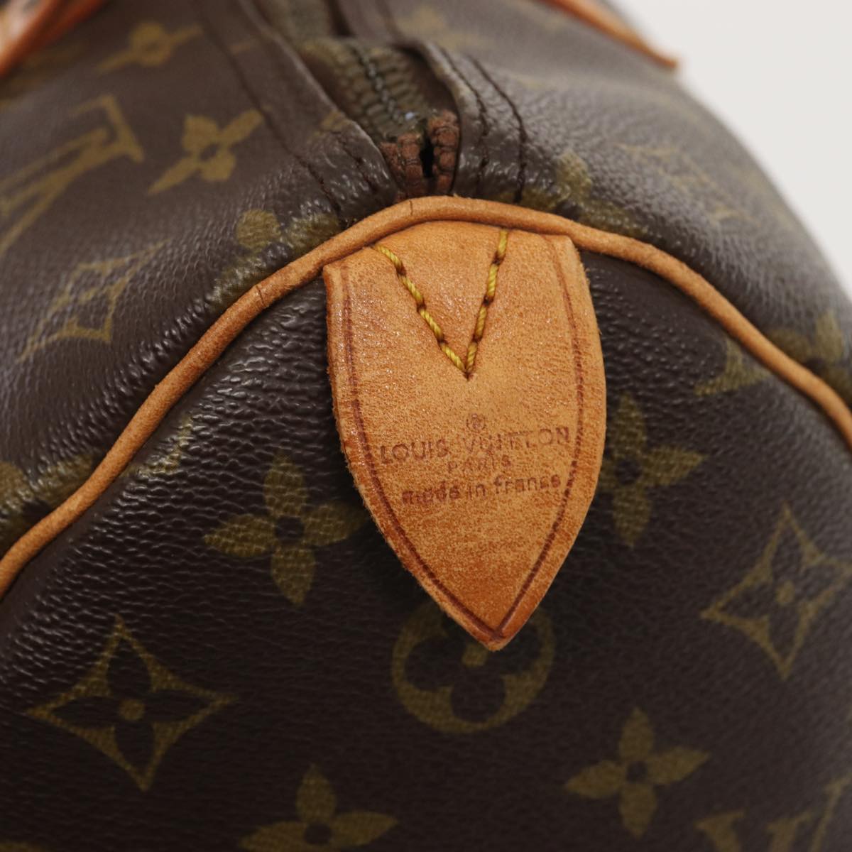 LOUIS VUITTON Monogram Speedy 35 Hand Bag M41524 LV 83654