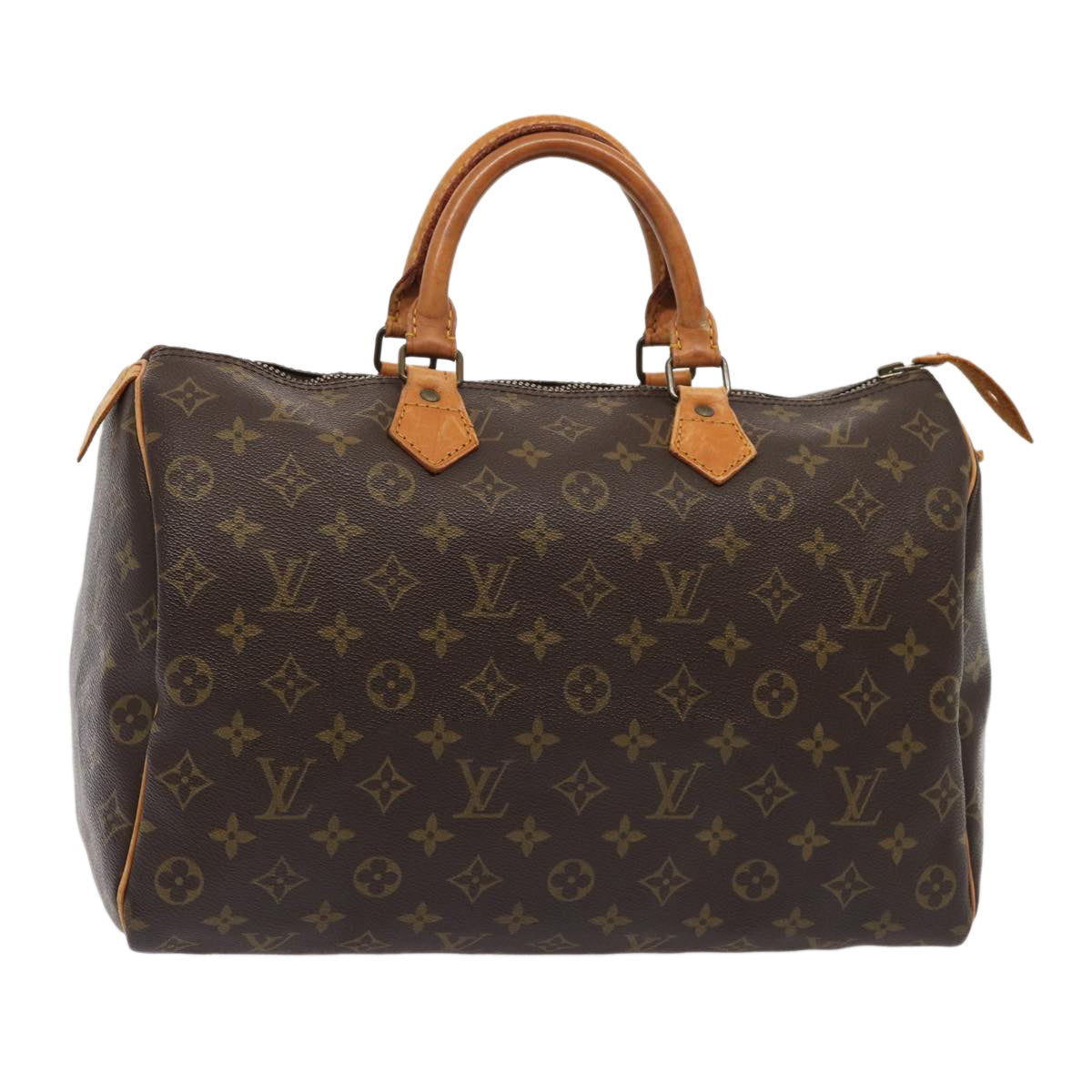 LOUIS VUITTON Monogram Speedy 35 Hand Bag M41524 LV 83654
